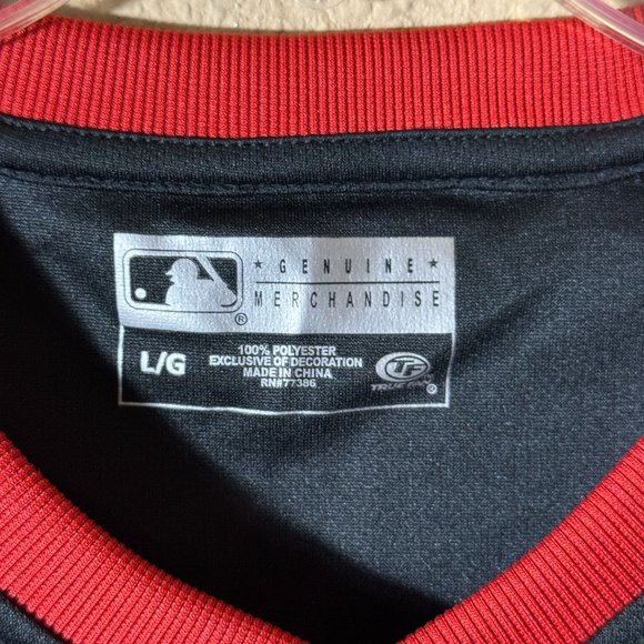 True Fan Arizona Diamondbacks Jersey Shirt Black Sedona Red SZ L - Picture 5 of 5